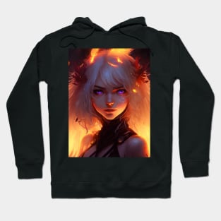 Demon anime girl Hoodie